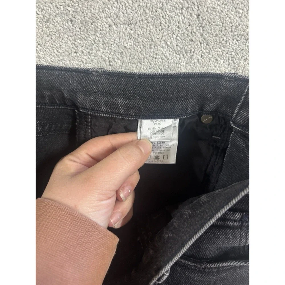 womens‎ mcguire jeans newton skinny black gray wash size 27